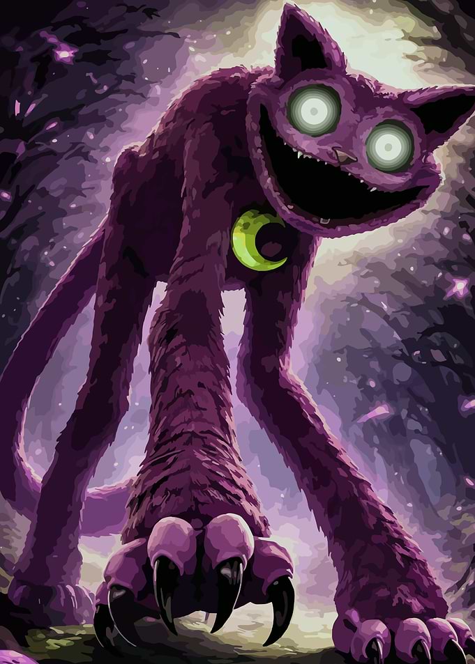 CatNap Smiling Critters Horror Illustration