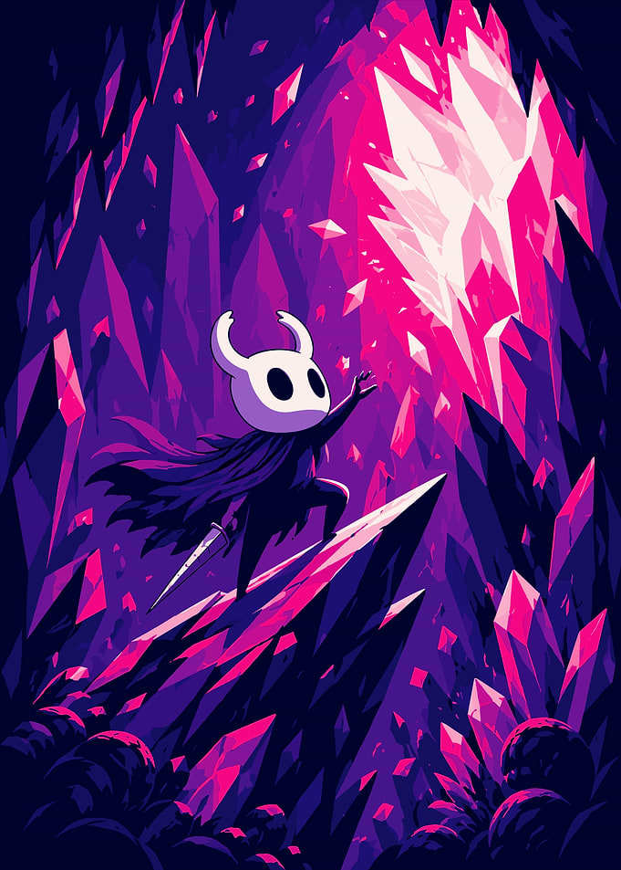 Hollow Knight in Crystal Peak