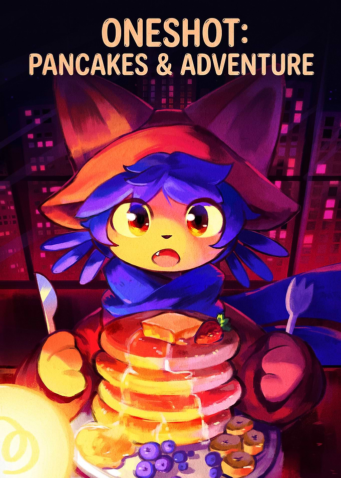 OneShot Niko Eating Pancakes