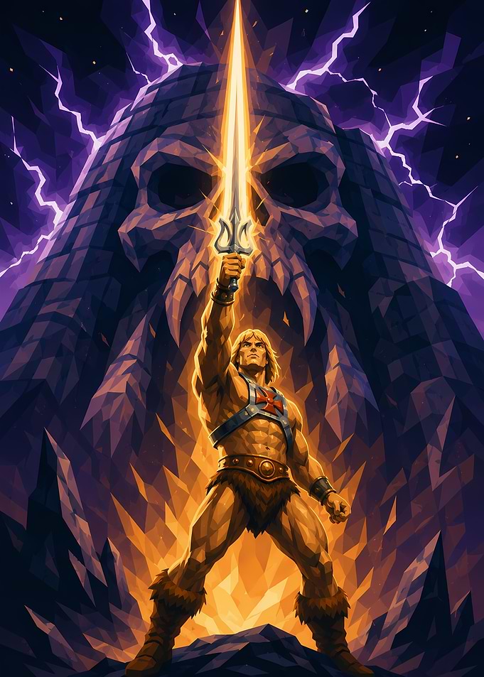 He-Man at Castle Grayskull