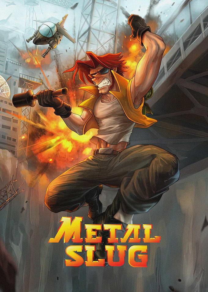 Metal Slug Action Poster