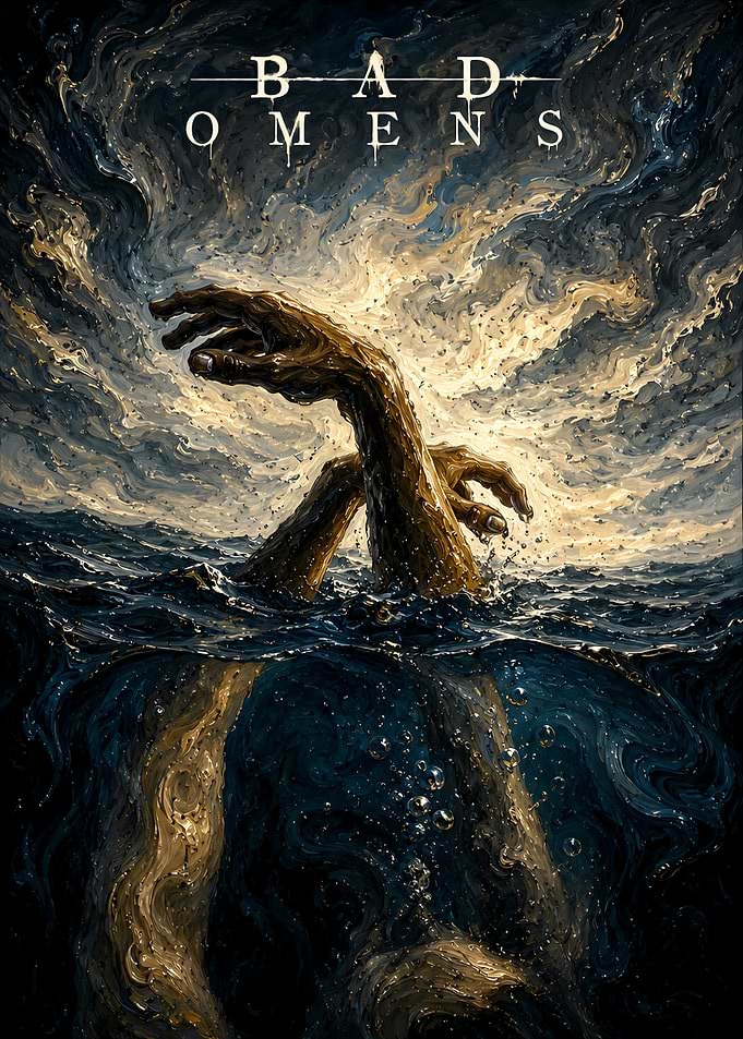 Bad Omens Drowning Hands Artwork
