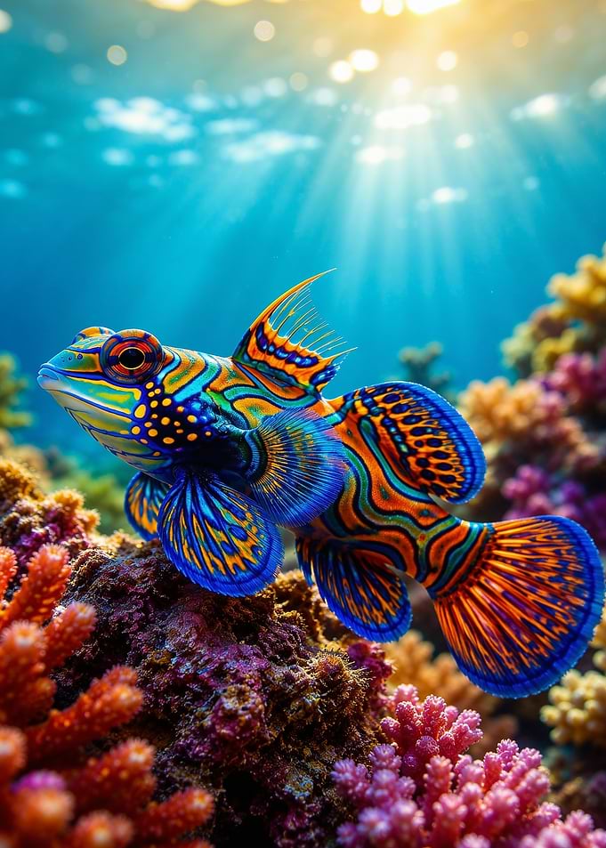 Mandarin fish Reef Jewel