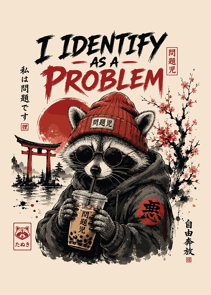 I Identify As A Problem Raccoon