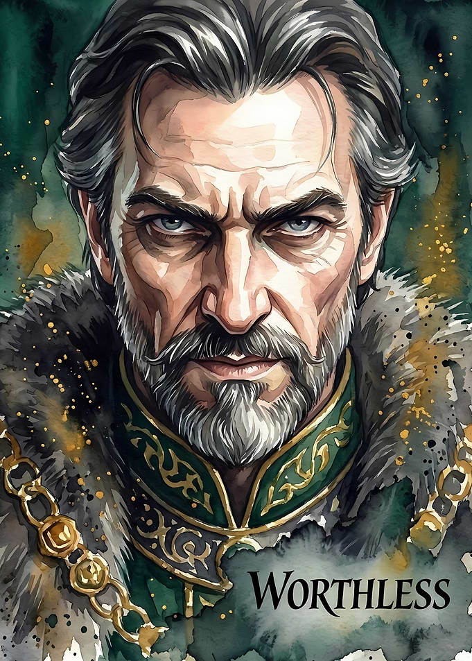 Portrait of a Stern Nobleman