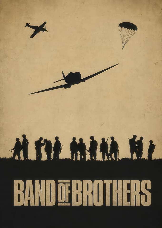Band of Brothers Minimalist Poster