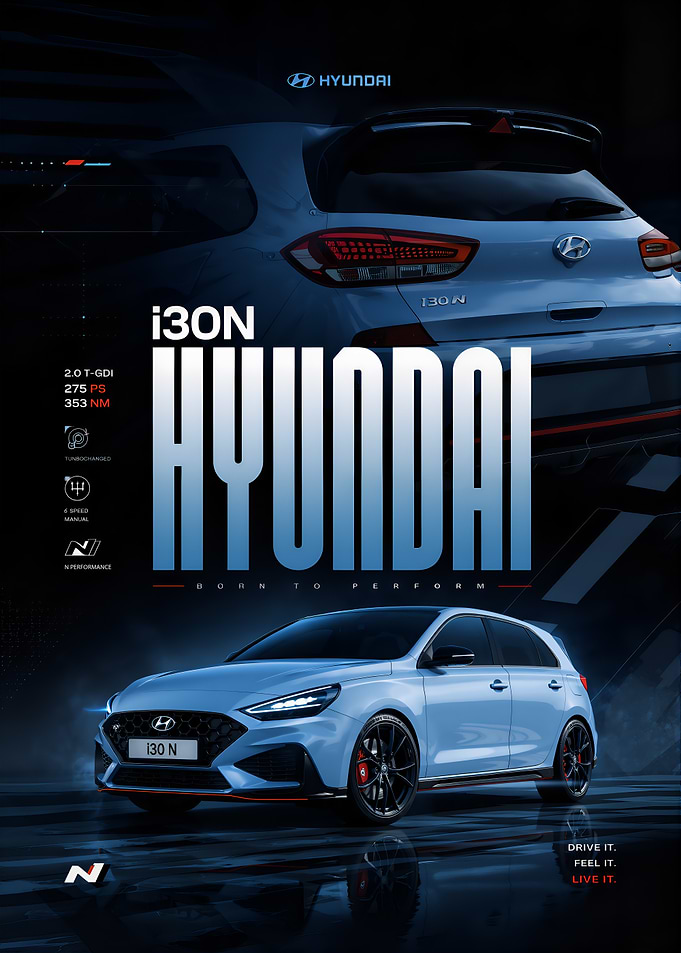 Hyundai i30 N Performance Poster