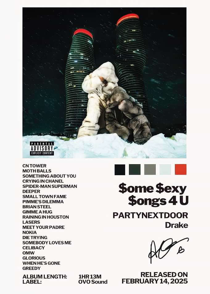 PARTYNEXTDOOR and Drake Album Poster