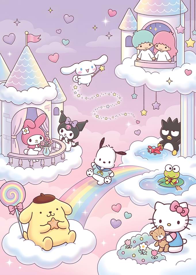 Sanrio Characters Cloud Kingdom Illustration