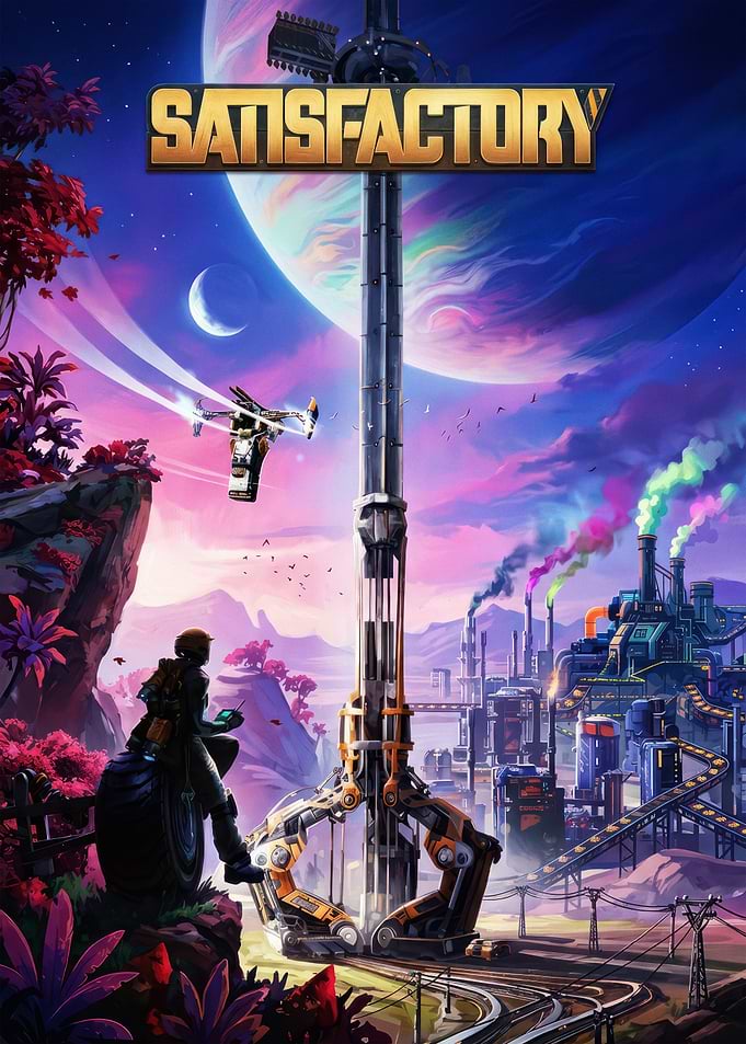 Satisfactory Game Poster