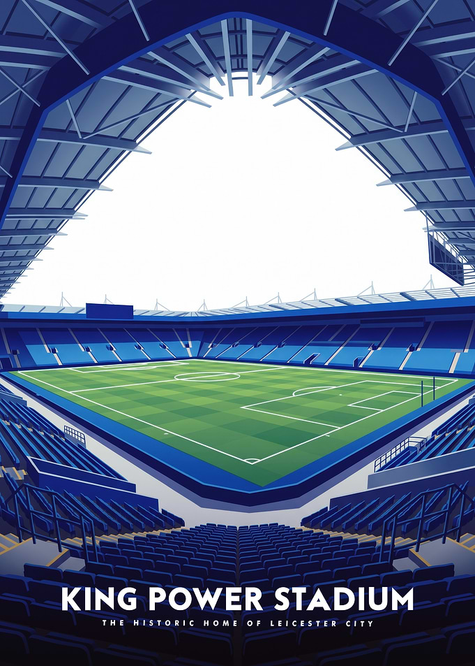 King Power Stadium Poster