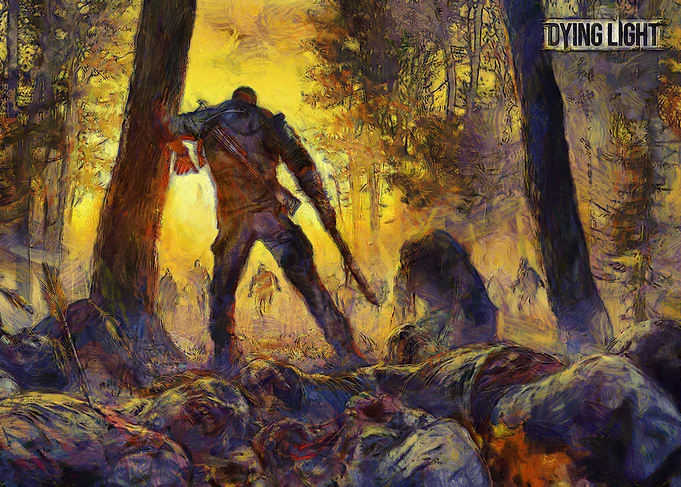 Dying Light Survivor in Forest