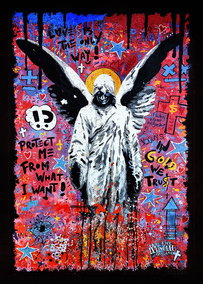 Graffiti Banksy Angel