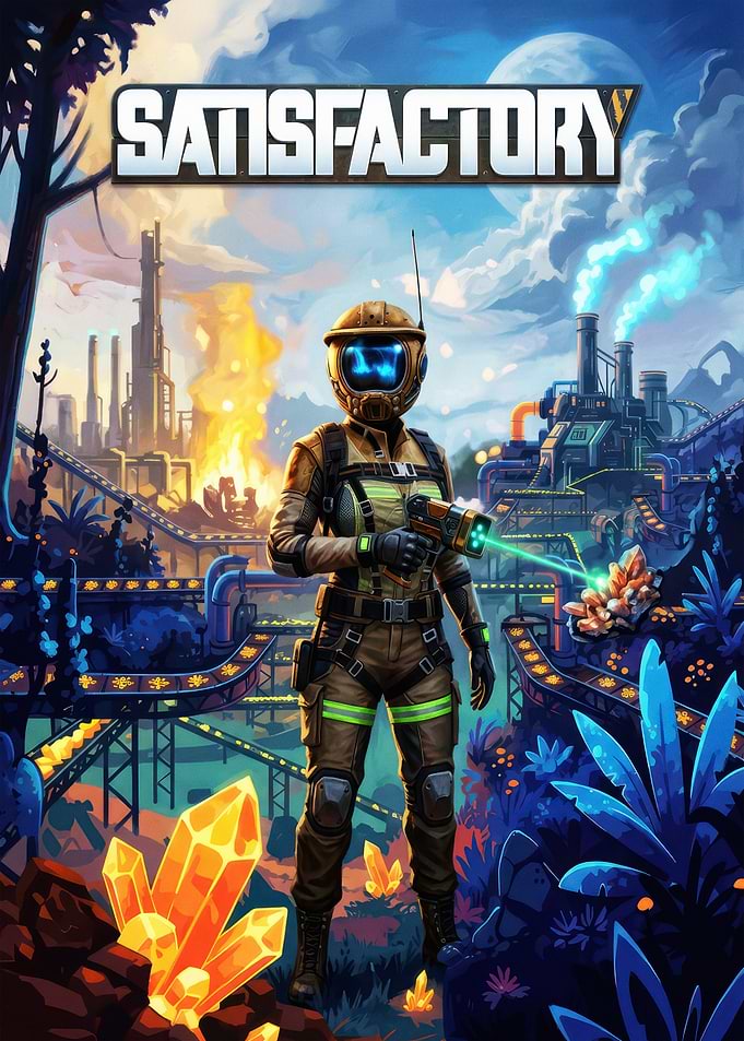 Satisfactory Video Game Art
