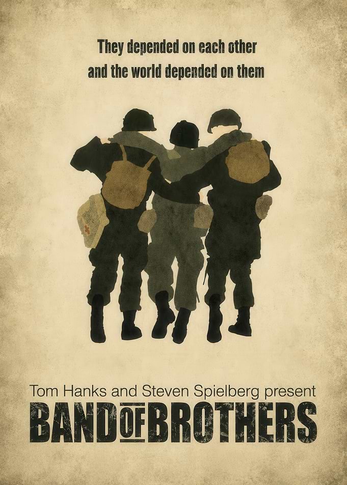 Band of Brothers Minimalist Poster