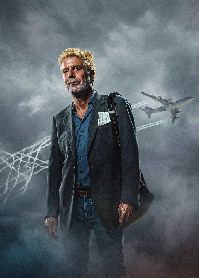 Anthony Bourdain Travel Portrait