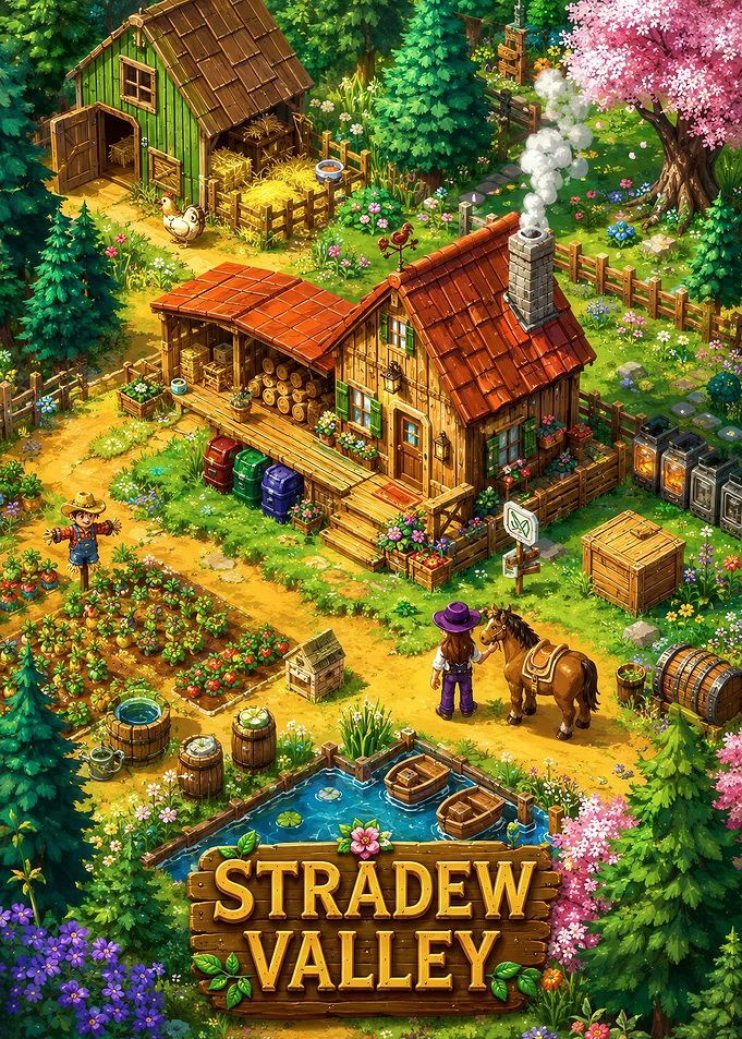 Stardew Valley Farm Scene