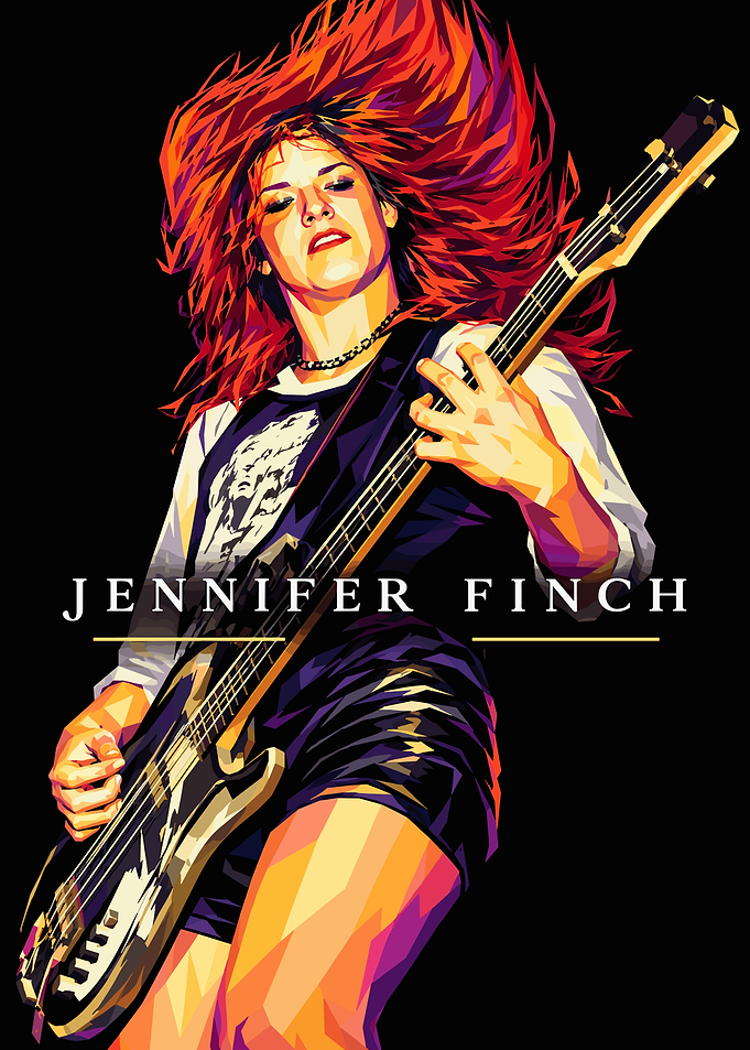 Jennifer Finch WPAP Pop Art Portrait