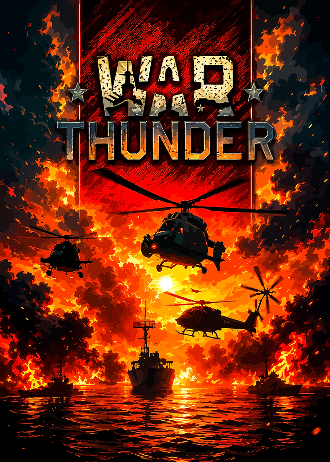 War Thunder Military Combat Poster