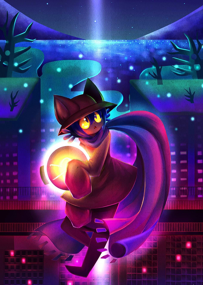 Niko from OneShot holding the sun