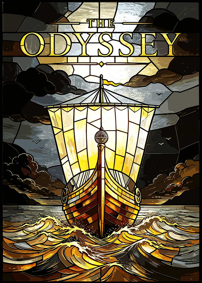 The Odyssey Stained Glass Art