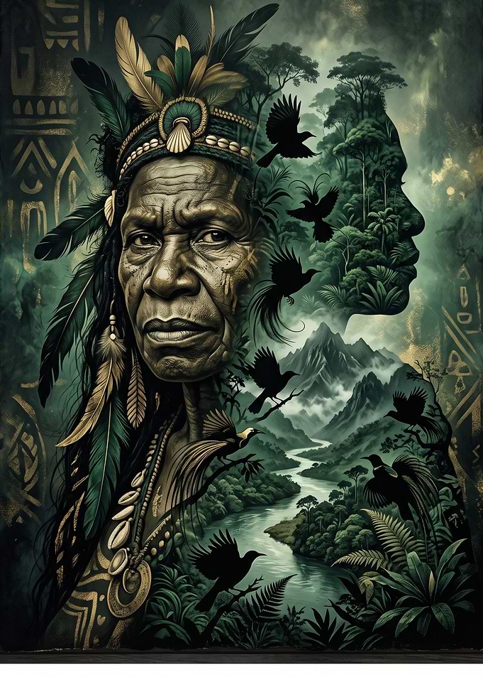 Indigenous Spirit of the Rainforest