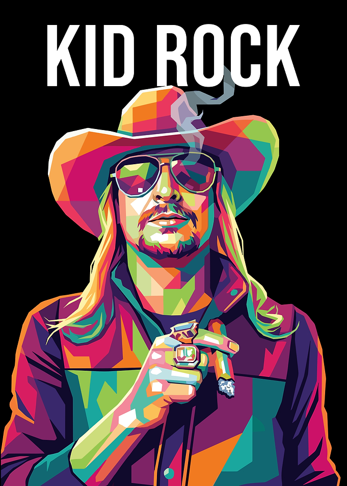 Kid Rock Pop Art Portrait