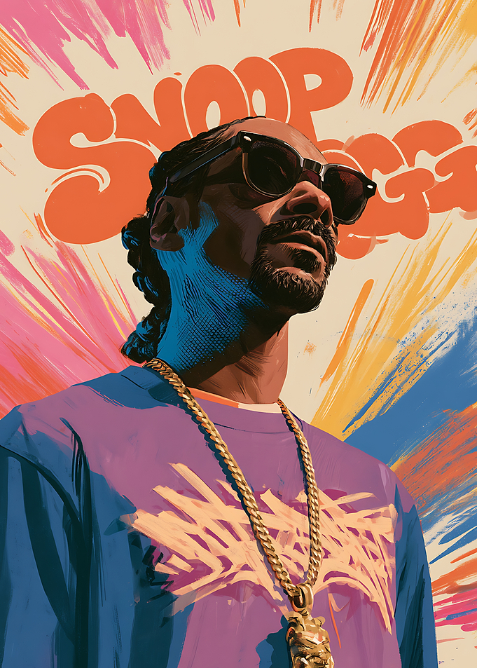 Snoop Dogg Pop Art Portrait