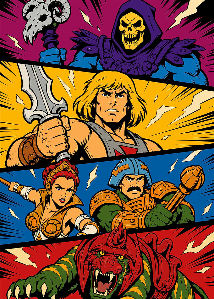 Masters of the Universe Comic Panel