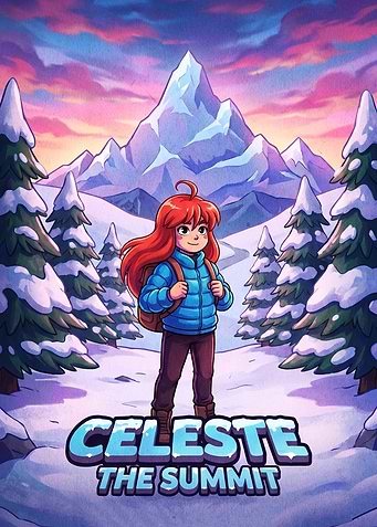 Celeste The Summit Game Poster