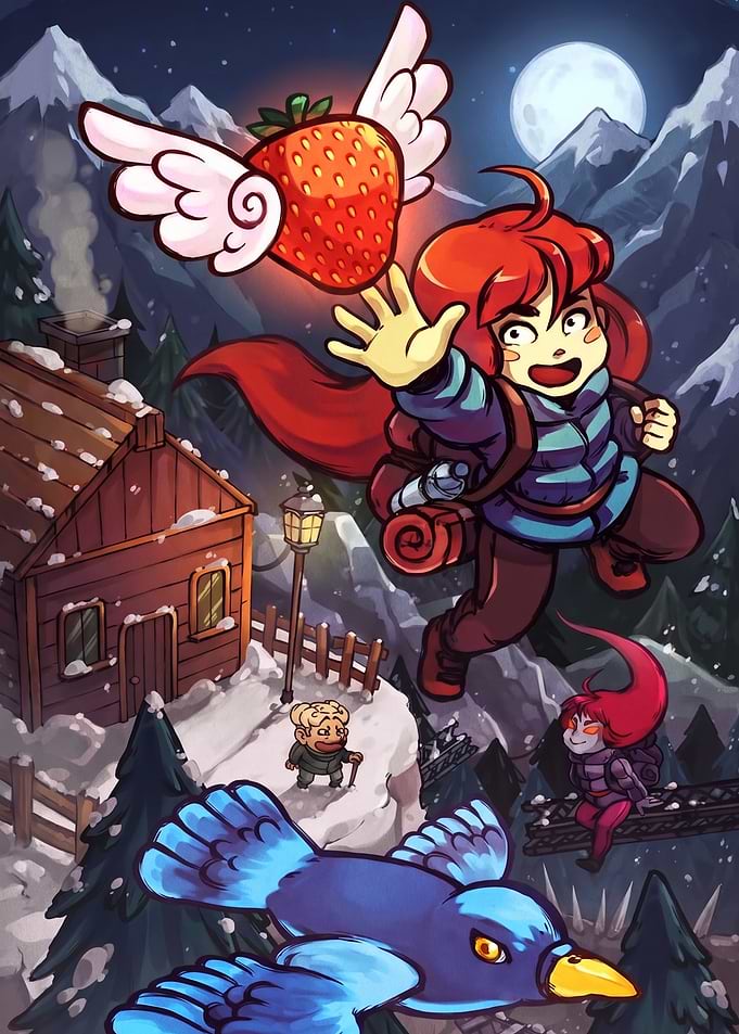Madeline Reaching for Winged Strawberry