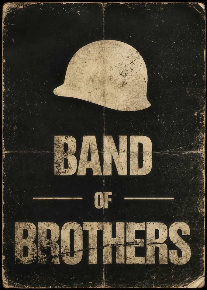 Band of Brothers Vintage Poster