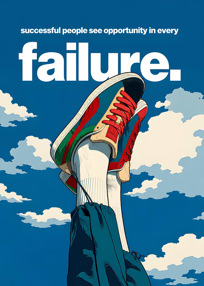 Inspirational Failure Quote Poster