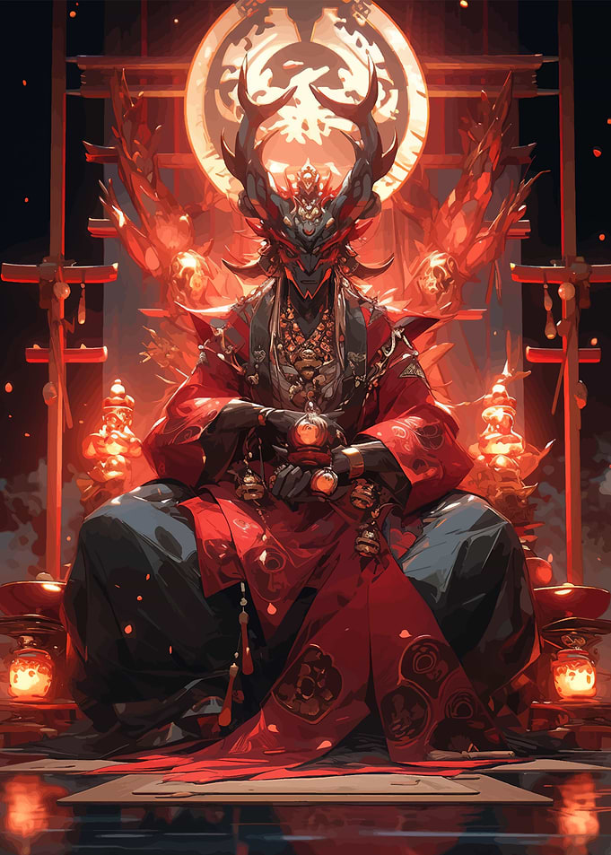 Demon King on Throne