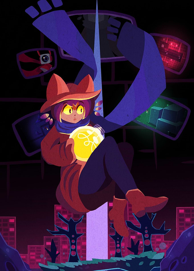 Niko from OneShot holding the sun