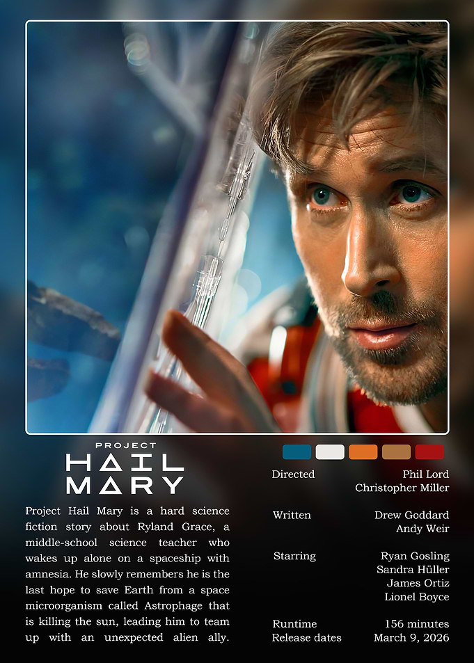 Project Hail Mary Movie Poster
