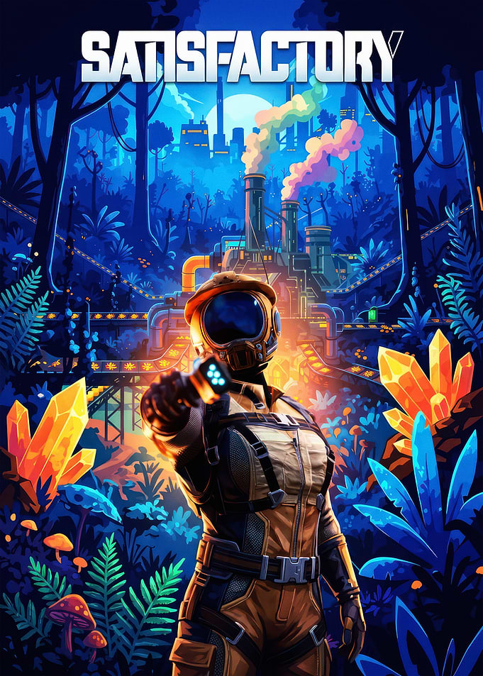 Satisfactory Game Poster Art