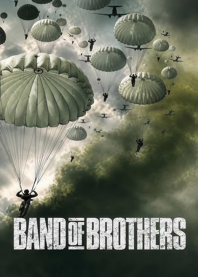 Band of Brothers Paratrooper Poster