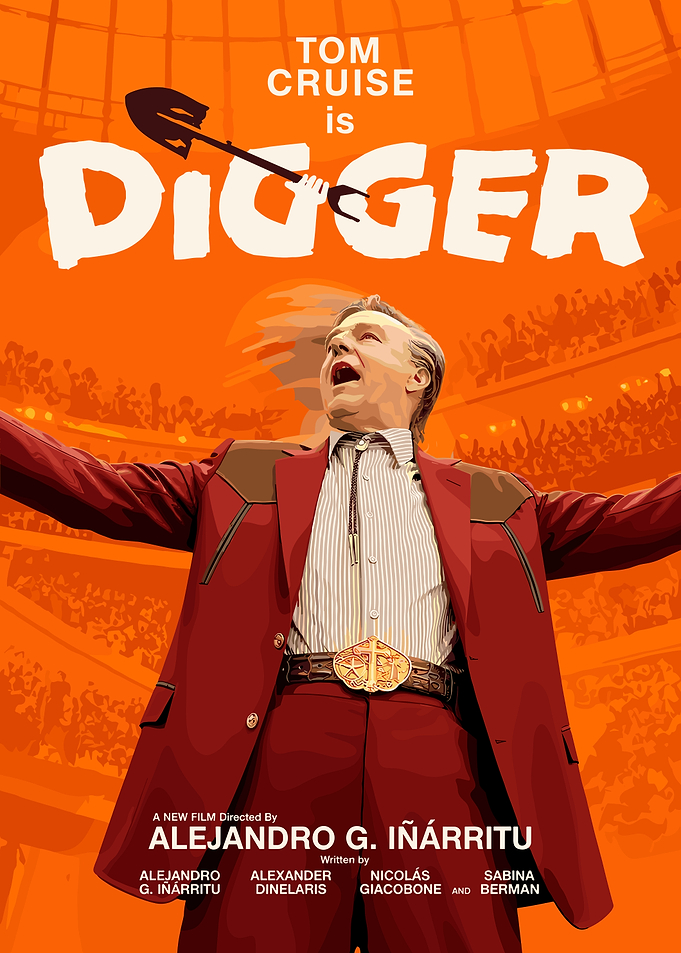 Tom Cruise Digger Movie Poster