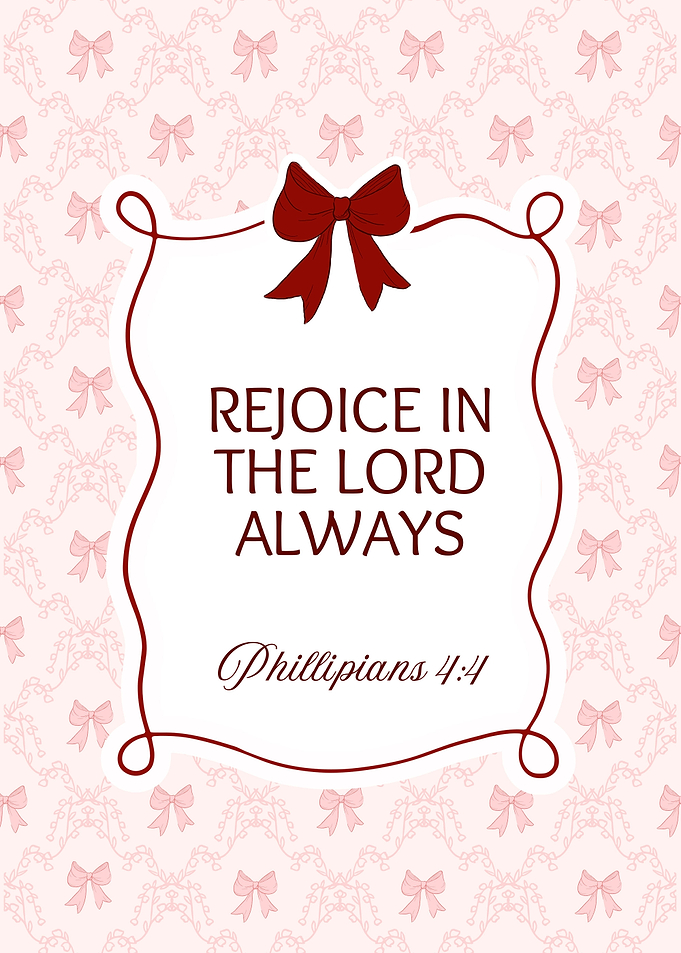 Rejoice in the Lord Always Wall Art