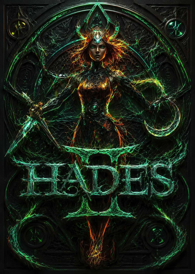 Hades II Melinoe Digital Art Poster