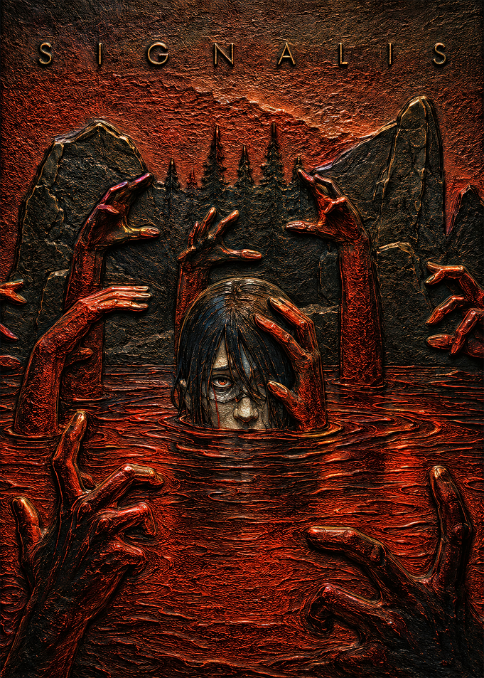 Signalis Game Horror Art Poster