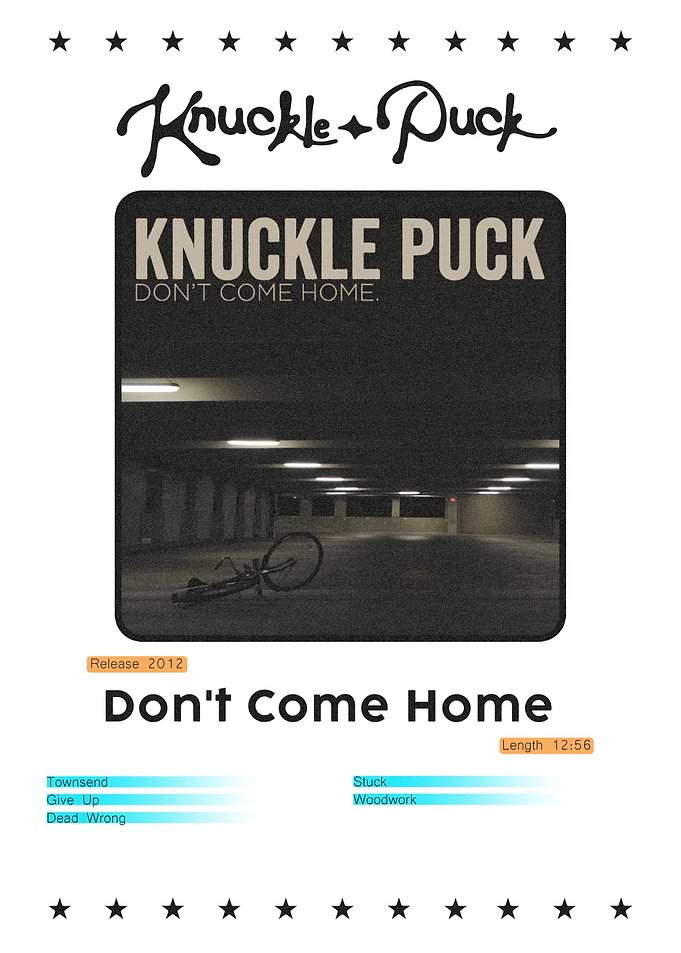 Knuckle Puck Don't Come Home Poster