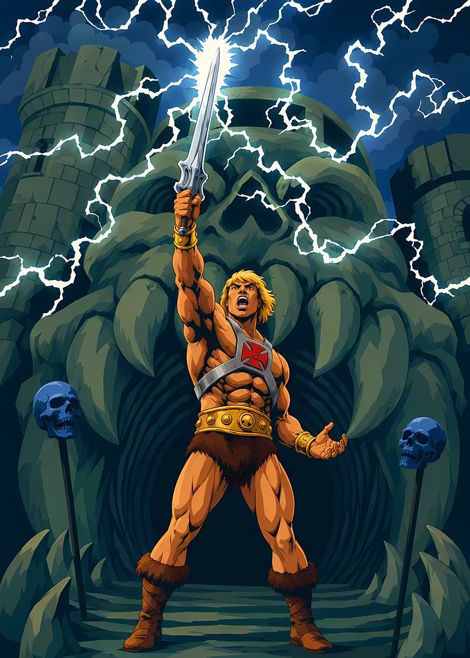 He-Man at Castle Grayskull