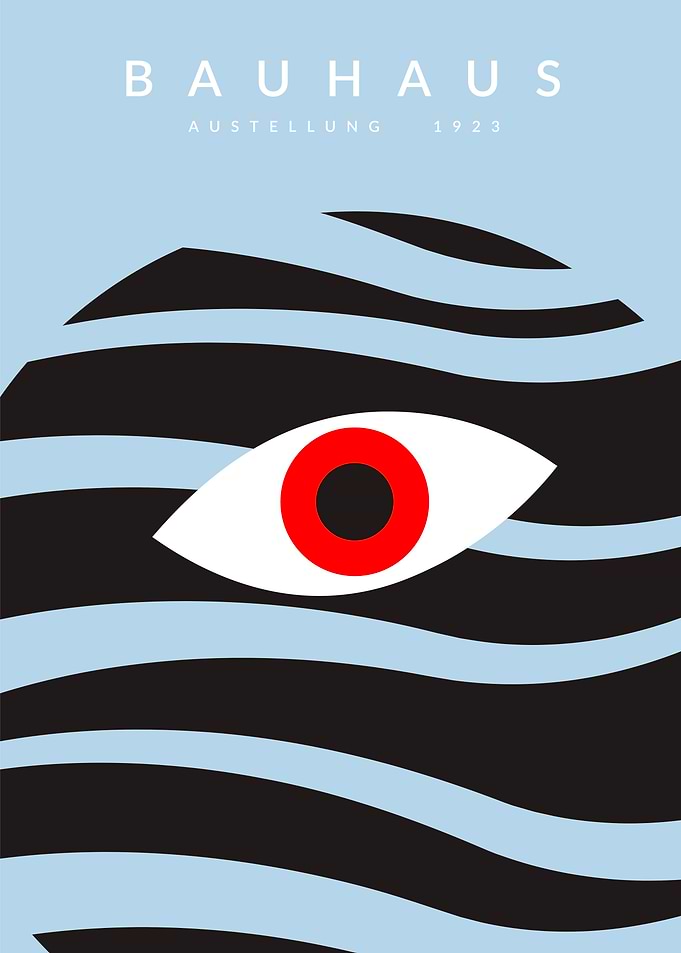 Bauhaus | Eye among the waves