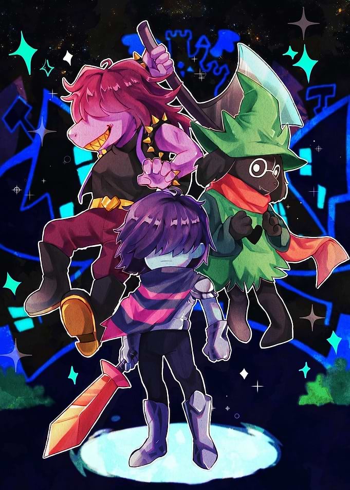 Deltarune Hero Trio Fan Art