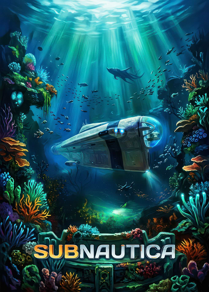 Subnautica Underwater Exploration Poster