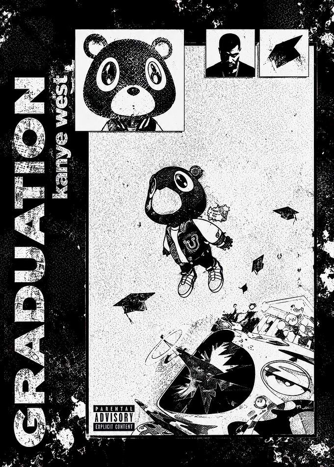Kanye West Graduation Album Art Poster