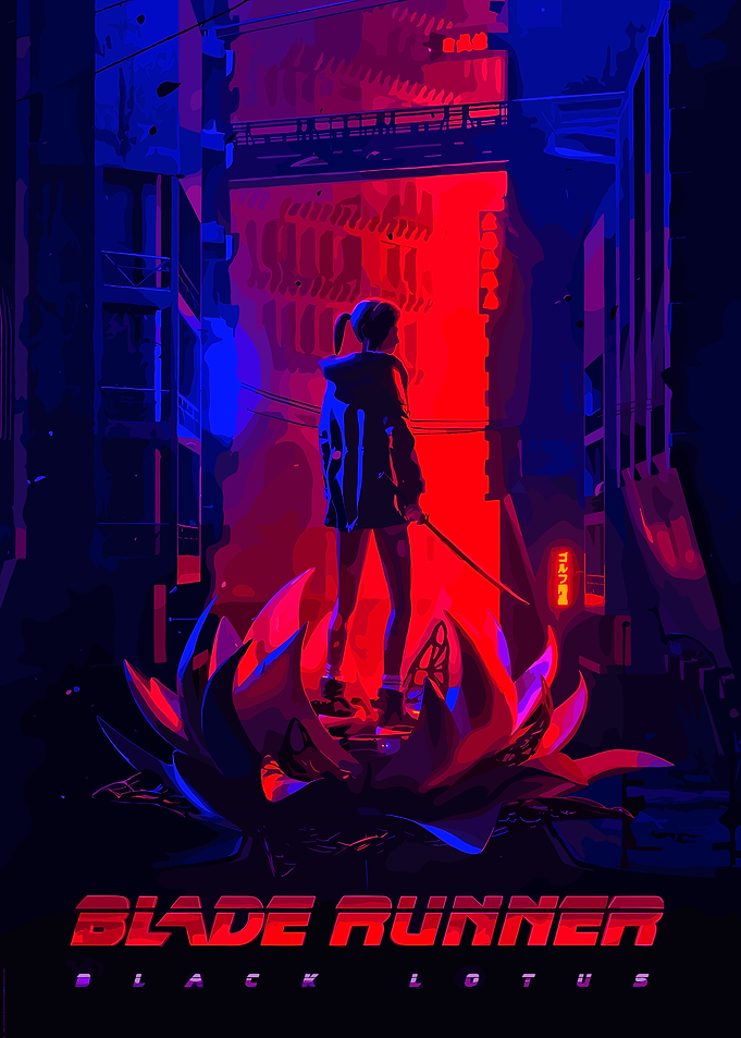 Blade Runner Black Lotus Poster