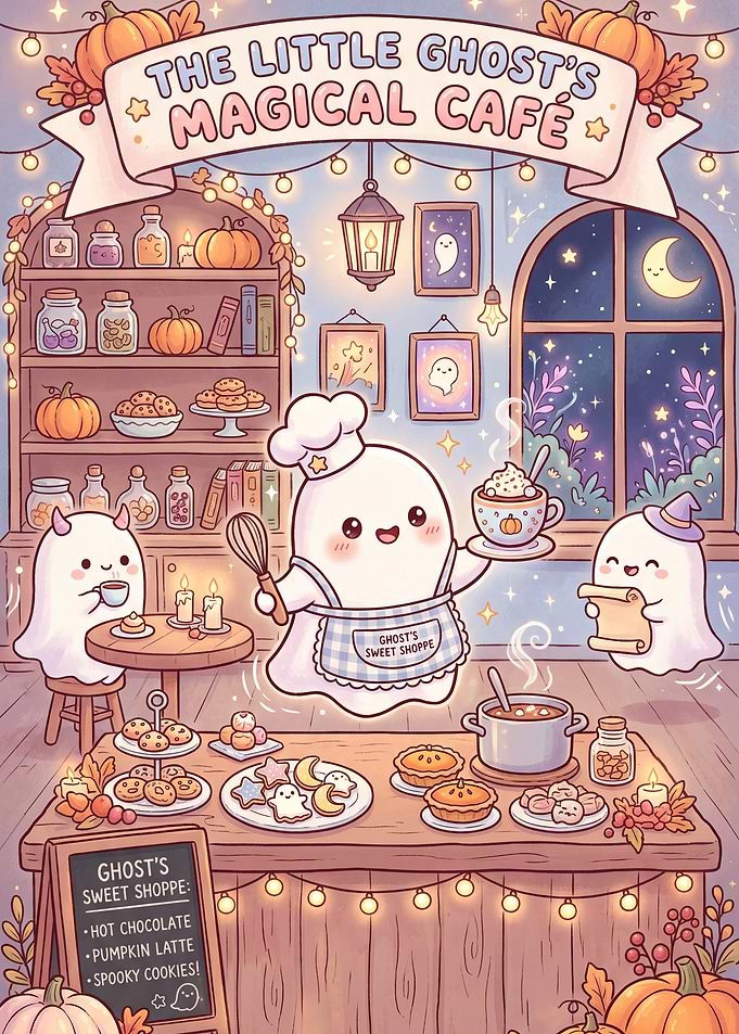 The Little Ghost's Magical Cafe